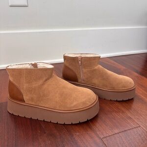 Wild Fable Brown Ankle Booties